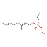 Phosphoric acid, 3,7-dimethyl-2,6-octadienyl diethyl ester, (E)-