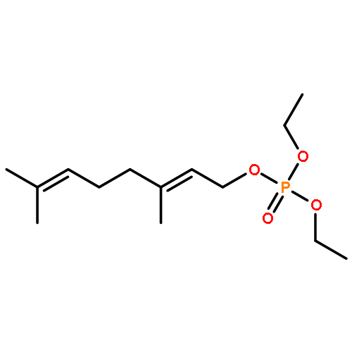 Phosphoric acid, 3,7-dimethyl-2,6-octadienyl diethyl ester, (E)-