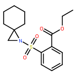 BENZOIC ACID, 2-(1-AZASPIRO[2.5]OCT-1-YLSULFONYL)-, ETHYL ESTER