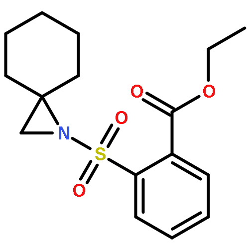 BENZOIC ACID, 2-(1-AZASPIRO[2.5]OCT-1-YLSULFONYL)-, ETHYL ESTER