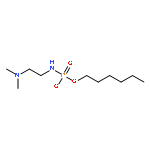 PHOSPHORAMIDIC ACID, [2-(DIMETHYLAMINO)ETHYL]-, MONOHEXYL ESTER