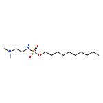 PHOSPHORAMIDIC ACID, [2-(DIMETHYLAMINO)ETHYL]-, MONODECYL ESTER