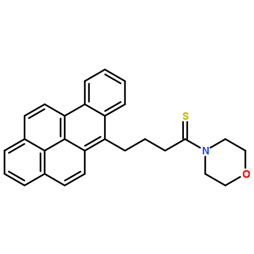 MORPHOLINE, 4-(4-BENZO[A]PYREN-6-YL-1-THIOXOBUTYL)-