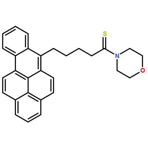 MORPHOLINE, 4-(5-BENZO[A]PYREN-6-YL-1-THIOXOPENTYL)-