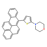 MORPHOLINE, 4-(5-BENZO[A]PYREN-6-YL-2-THIENYL)-