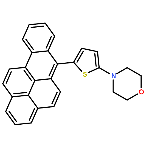 MORPHOLINE, 4-(5-BENZO[A]PYREN-6-YL-2-THIENYL)-