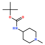 Carbamic acid, (1-methyl-4-piperidinyl)-, 1,1-dimethylethyl ester