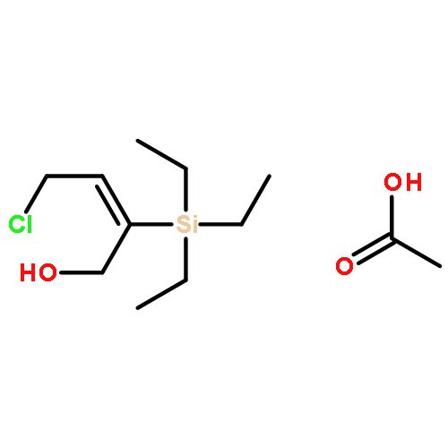 2-BUTEN-1-OL, 4-CHLORO-2-(TRIETHYLSILYL)-, ACETATE, (2E)-