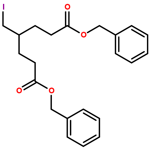 Heptanedioic acid, 4-(iodomethyl)-, bis(phenylmethyl) ester