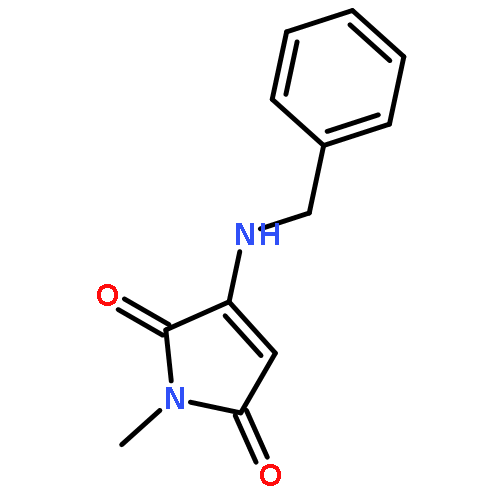 1H-Pyrrole-2,5-dione, 1-methyl-3-[(phenylmethyl)amino]- (9CI)