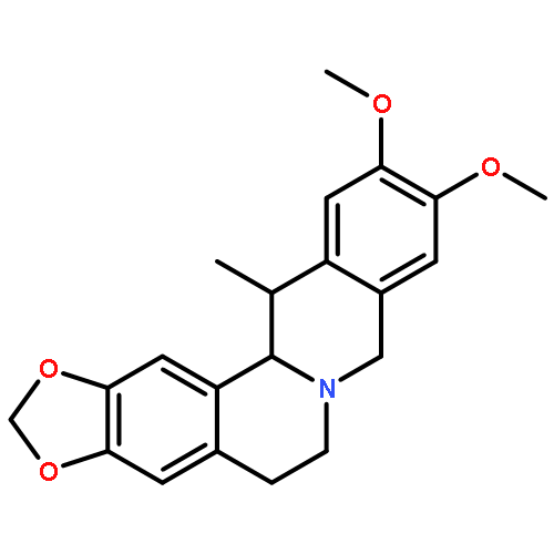 6H-Benzo[g]-1,3-benzodioxolo[5,6-a]quinolizine, 5,8,13,13a-tetrahydro-10,11-dimethoxy-13-methyl-, trans-(9CI)