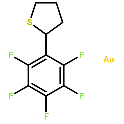 Gold, (pentafluorophenyl)(tetrahydrothiophene)-