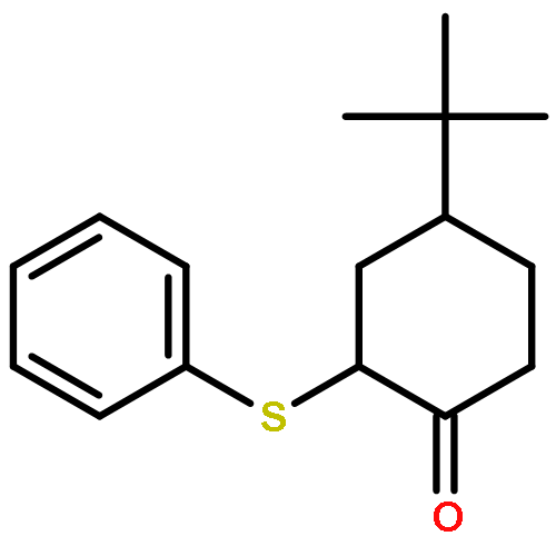 Cyclohexanone, 4-(1,1-dimethylethyl)-2-(phenylthio)-