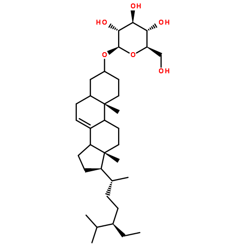 (9xi,14xi)-stigmast-7-en-3-yl beta-D-glucopyranoside