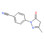 Benzonitrile, 4-(4,5-dihydro-3-methyl-5-oxo-1H-pyrazol-1-yl)-