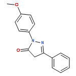 3H-PYRAZOL-3-ONE, 2,4-DIHYDRO-2-(4-METHOXYPHENYL)-5-PHENYL-