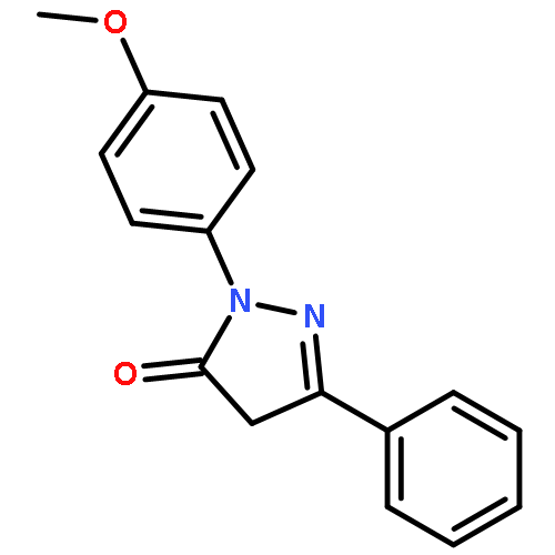 3H-PYRAZOL-3-ONE, 2,4-DIHYDRO-2-(4-METHOXYPHENYL)-5-PHENYL-