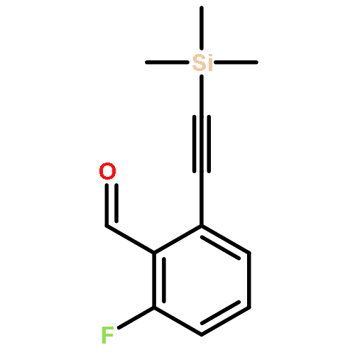 BENZALDEHYDE, 2-FLUORO-6-[(TRIMETHYLSILYL)ETHYNYL]-