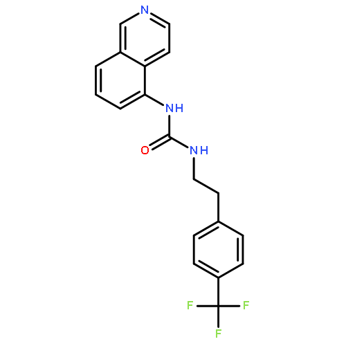 Urea, N-5-isoquinolinyl-N'-[2-[4-(trifluoromethyl)phenyl]ethyl]-