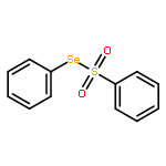 Phenylselanylsulfonylbenzene