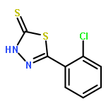 1,3,4-Thiadiazole-2(3H)-thione, 5-(2-chlorophenyl)-