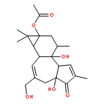 (1aR,1bS,4aR,7aS,7bR,8R,9aS)-9a-(Acetyloxy)-1,1a,1b,4,4a,7a,7b,8,9,9a-decahydro-4a,7b-dihydroxy-3-(hydroxymethyl)-1,1,6,8-tetramethyl-5H-cyclopropa[3,4]benz[1,2-e]azulen-5-one