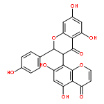 2,3-Dihydro-5,5',7,7'-tetrahydroxy-2-(4-hydroxyphenyl)[3,8'-bi-4H-1-benzopyran]-4,4'-dione