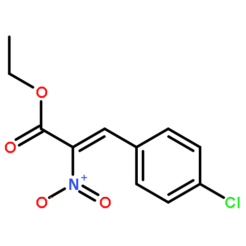 2-Propenoic acid, 3-(4-chlorophenyl)-2-nitro-, ethyl ester, (Z)-