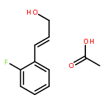 2-Propen-1-ol, 3-(2-fluorophenyl)-, acetate, (2E)-