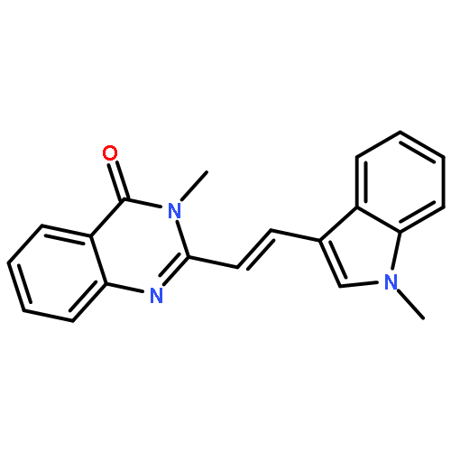 3-methyl-2-[(E)-2-(1-methyl-1H-indol-3-yl)ethenyl]quinazolin-4(3H)-one