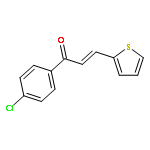 (e)-1-(4-chlorophenyl)-3-thiophen-2-ylprop-2-en-1-one