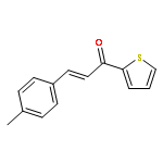 2-Propen-1-one, 3-(4-methylphenyl)-1-(2-thienyl)-