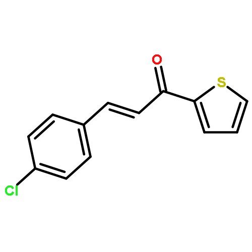 2-Propen-1-one, 3-(4-chlorophenyl)-1-(2-thienyl)-