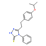 4-phenyl-5-{2-[4-(propan-2-yloxy)phenyl]ethyl}-2,4-dihydro-3H-1,2,4-triazole-3-thione