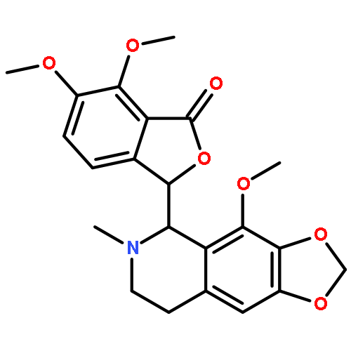 (3R)-6,7-dimethoxy-3-[(5S)-4-methoxy-6-methyl-5,6,7,8-tetrahydro[1,3]dioxolo[4,5-g]isoquinolin-5-yl]-2-benzofuran-1(3H)-one