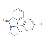 5H-Imidazo[2,1-a]isoindol-5-one,9b-(4-chlorophenyl)-1,2,3,9b-tetrahydro-