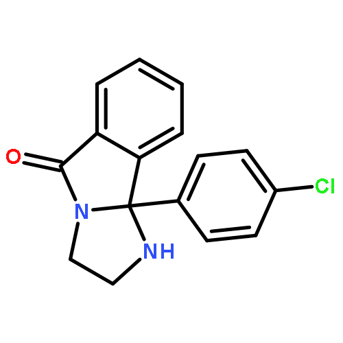 5H-Imidazo[2,1-a]isoindol-5-one,9b-(4-chlorophenyl)-1,2,3,9b-tetrahydro-