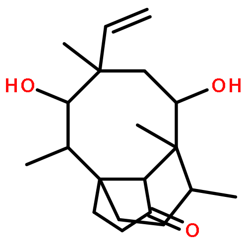 5,8-dihydroxy-4,6,9,10-tetramethyl-6-vinyl-octahydro-3a,9-propano-cyclopentacycloocten-1-one