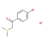 [2-(4-BROMOPHENYL)-2-OXOETHYL]-DIMETHYLSULFANIUM;BROMIDE