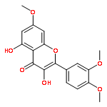 4H-1-Benzopyran-4-one,2-(3,4-dimethoxyphenyl)-3,5-dihydroxy-7-methoxy-