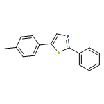 Thiazole, 5-(4-methylphenyl)-2-phenyl-