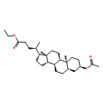 Cholan-24-oic acid, 3-(acetyloxy)-, ethyl ester, (3a,5b)-