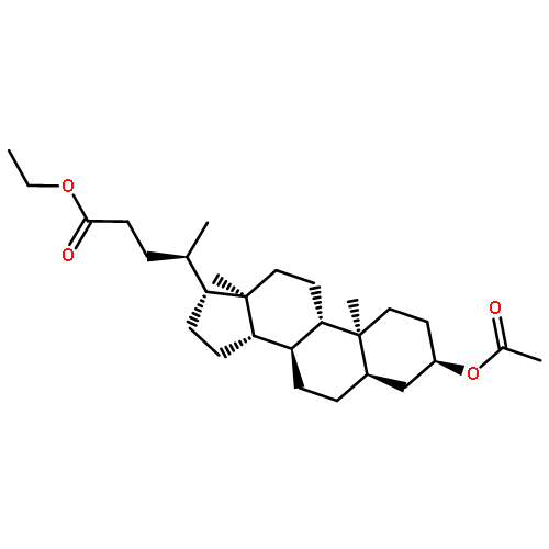 Cholan-24-oic acid, 3-(acetyloxy)-, ethyl ester, (3a,5b)-