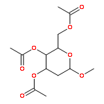 (3,4-DIACETYLOXY-6-METHOXYOXAN-2-YL)METHYL ACETATE