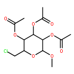 a-D-Glucopyranoside, methyl6-chloro-6-deoxy-, triacetate (9CI)