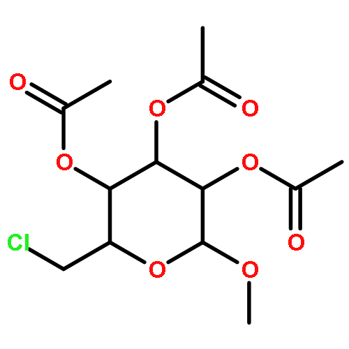 a-D-Glucopyranoside, methyl6-chloro-6-deoxy-, triacetate (9CI)