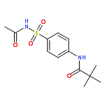 N-[4-(acetylsulfamoyl)phenyl]-2,2-dimethylpropanamide