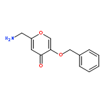 4H-PYRAN-4-ONE, 2-(AMINOMETHYL)-5-(PHENYLMETHOXY)-