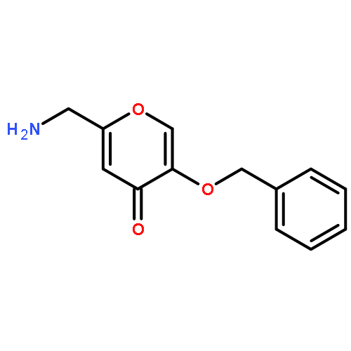 4H-PYRAN-4-ONE, 2-(AMINOMETHYL)-5-(PHENYLMETHOXY)-