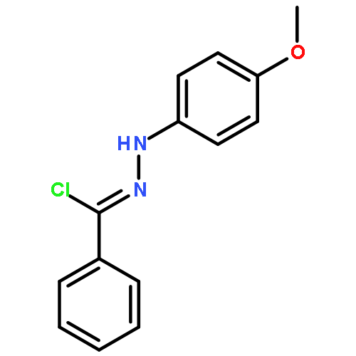 Benzenecarbohydrazonoyl chloride, N-(4-methoxyphenyl)-